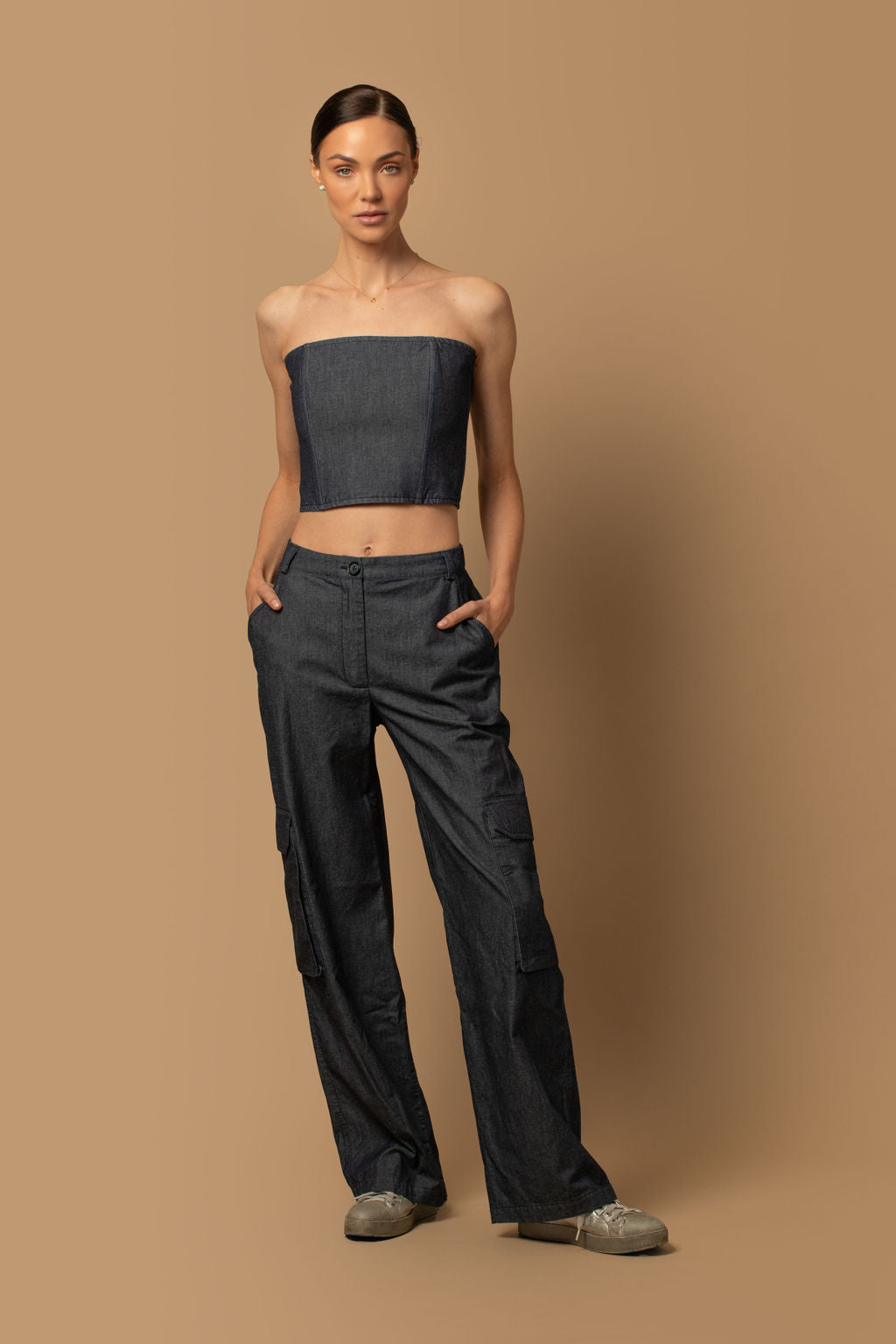 THE INDIGO DENIM CORSET
